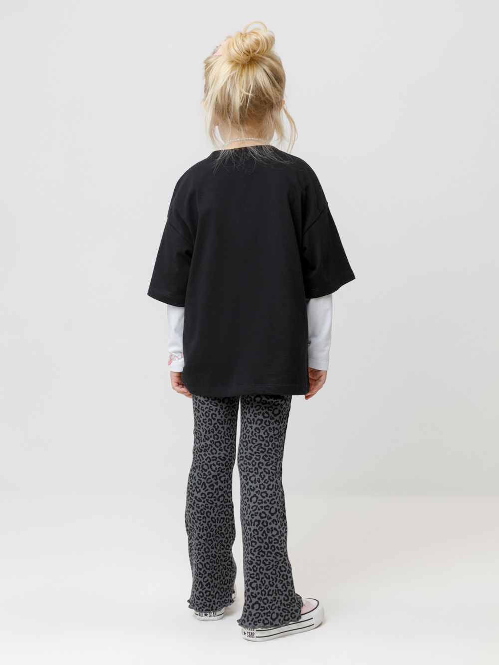 Брюки для девочки, артикул: МП 400835, цвет: серый, фото 5