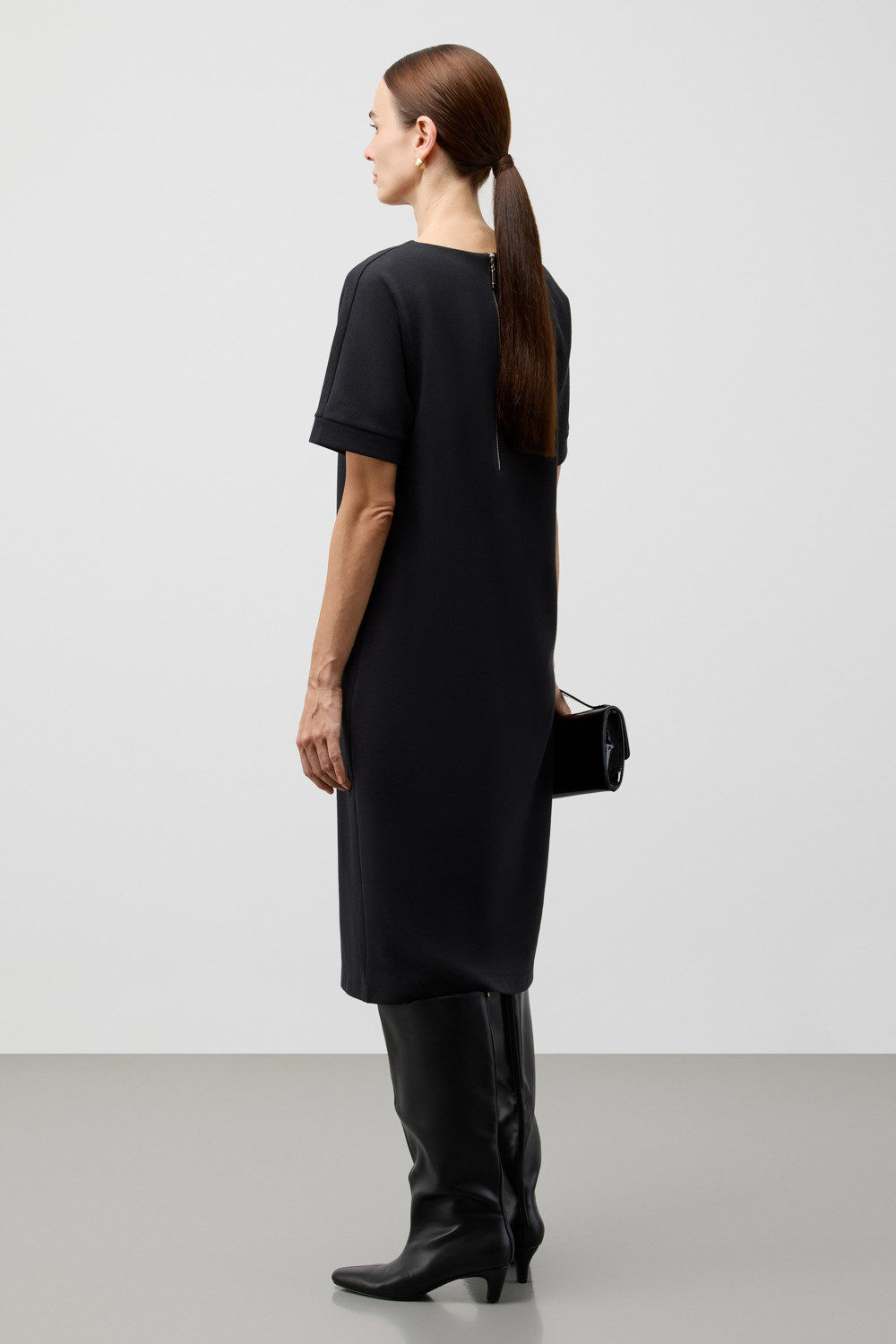 Платья женские для мам, артикул: ЕВТ 5091, цвет: черный, фото 5