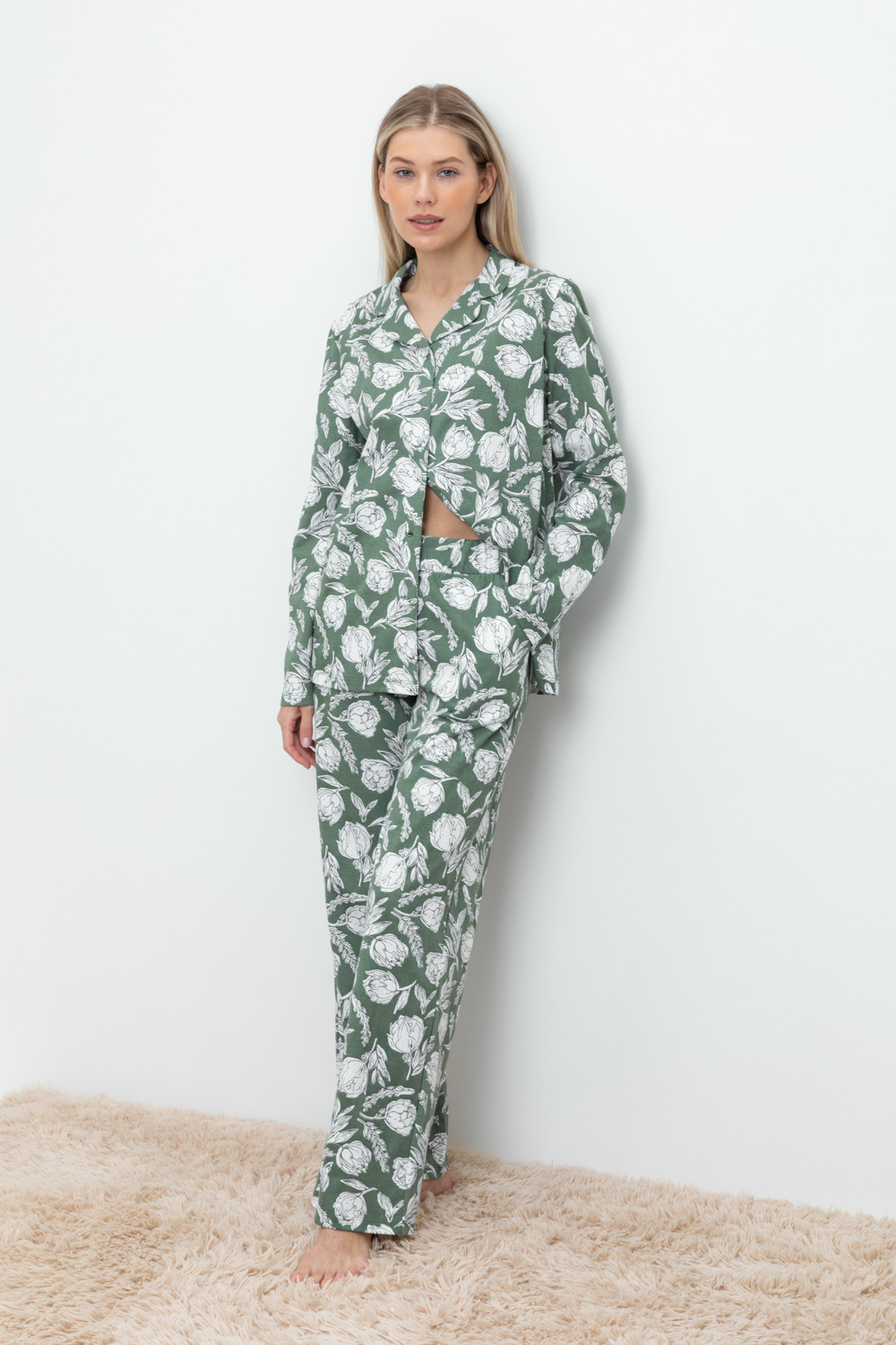 Комплекты для дома для мам, артикул: Е 20124, цвет: зеленый, фото 5