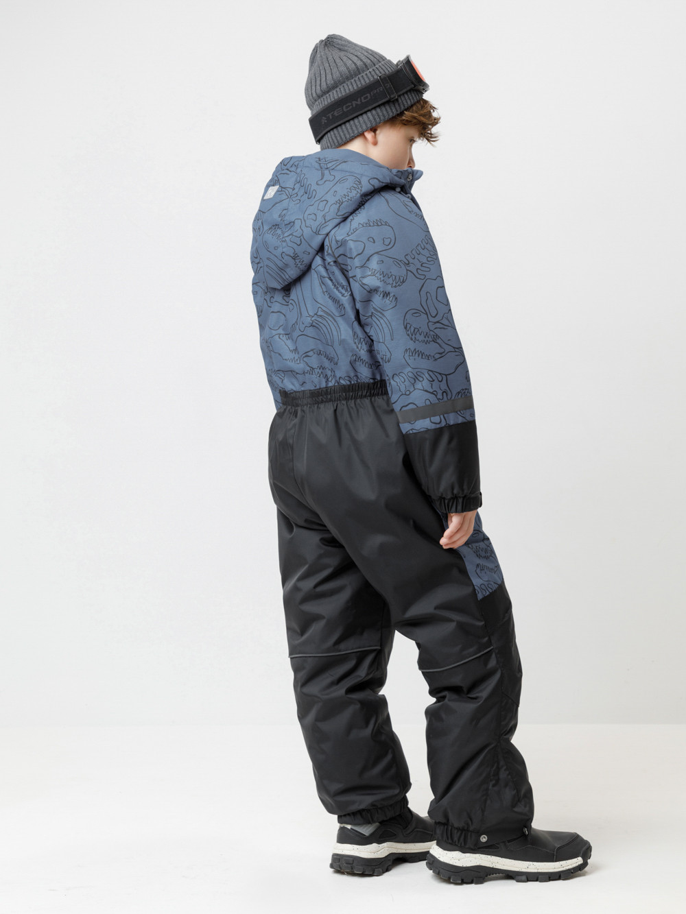 Комбинезоны утепленные для мальчика, артикул: ВК 60130/н/2 ГР, цвет: синий, фото 5