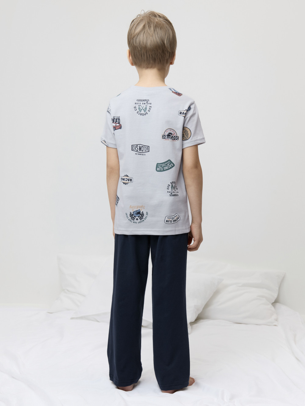 Пижама для мальчика, артикул: К 1646, цвет: светло-серый5, фото 5