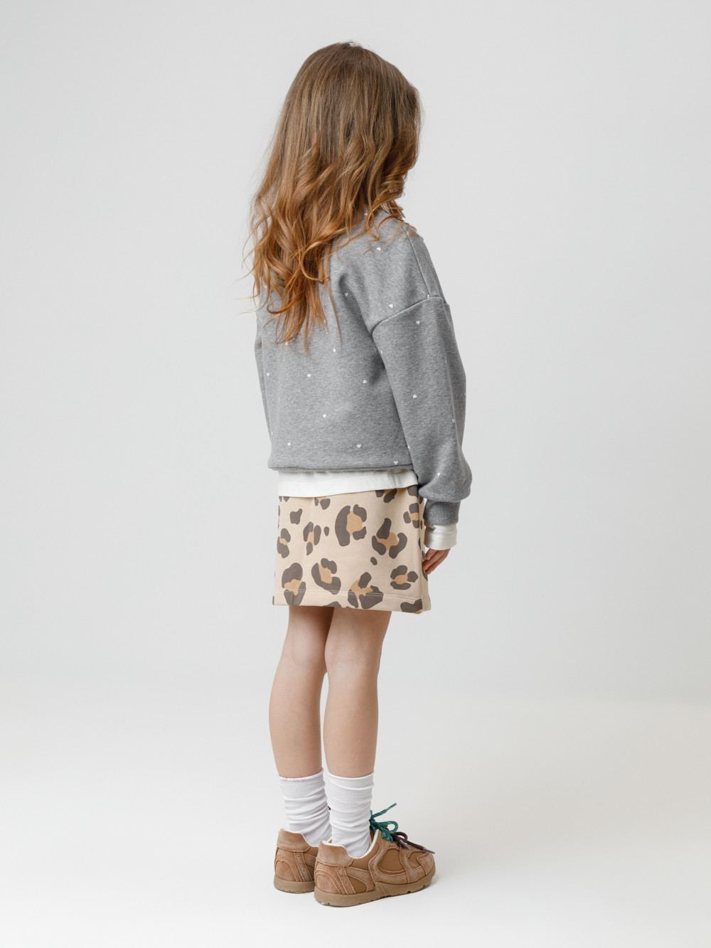 Свитшоты для девочки, артикул: КР 302834, цвет: серый, фото 5
