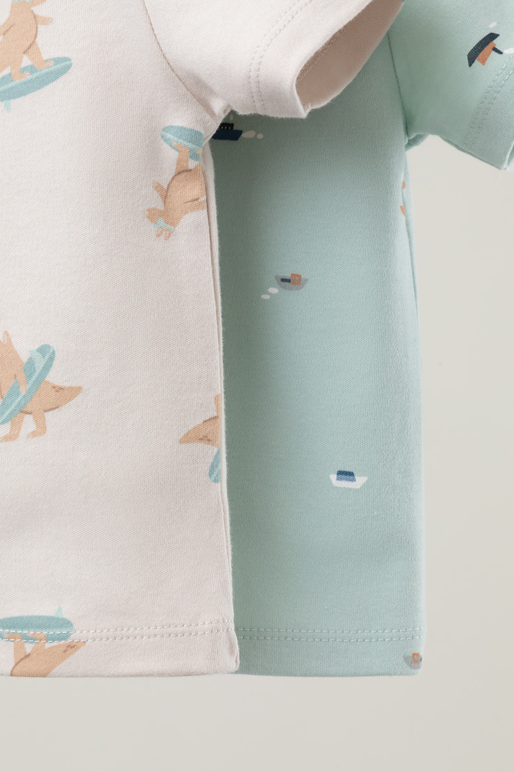 Футболка для новорожденных, артикул: К 301156-2уп, цвет: голубой, фото 5