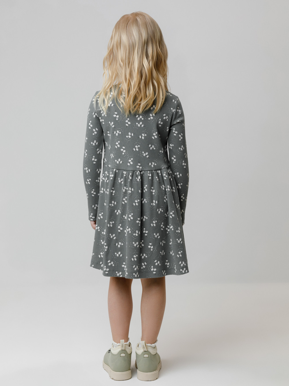 Платье для девочки, артикул: КР 5942, цвет: зеленый, фото 5