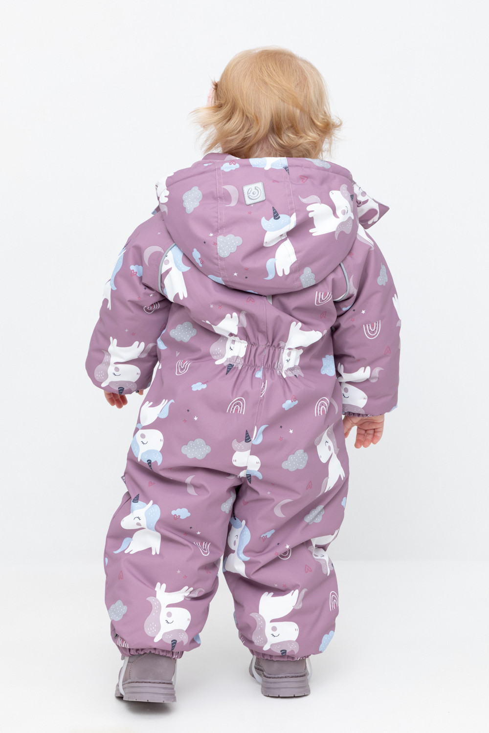 Комбинезоны утепленные для девочки, артикул: ВК 60113/н/6 УЗГ, цвет: фиолетовый, фото 5