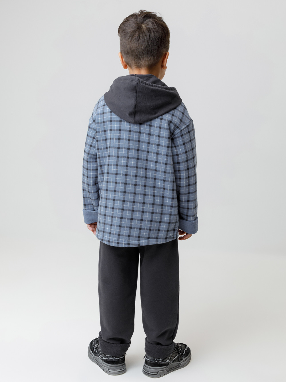 Брюки для мальчика, артикул: КР 400831, цвет: темно-серый, фото 5