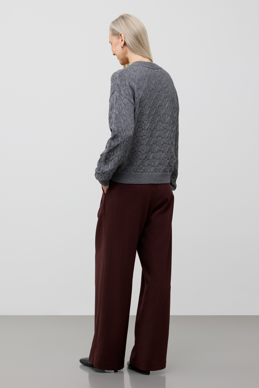 Джемперы женские для мам, артикул: ЕВ 30289/ш, цвет: темно-серый, фото 5