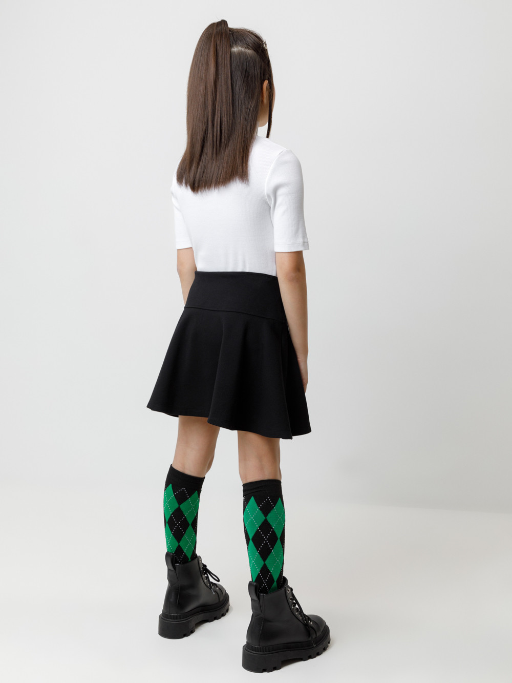 Юбка для девочки, артикул: К 7148, цвет: черный, фото 5