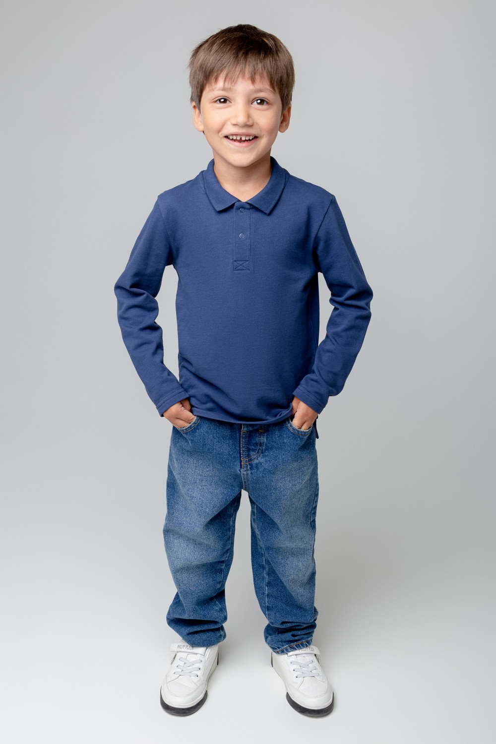 Джемпер для мальчика, артикул: К 302109, цвет: темно-синий, фото 5