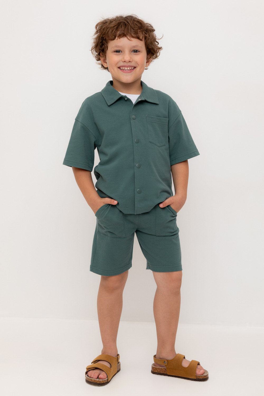 Шорты для мальчика, артикул: КР 400814-1, цвет: зеленый, фото 5