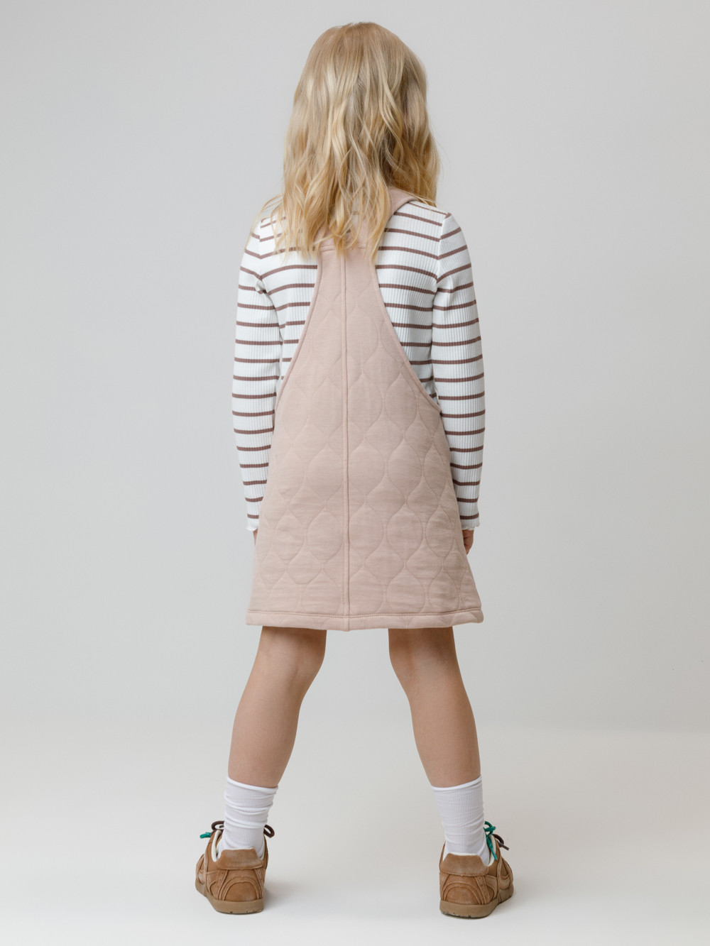 Сарафан для девочки, артикул: КР 5712, цвет: бежевый, фото 5