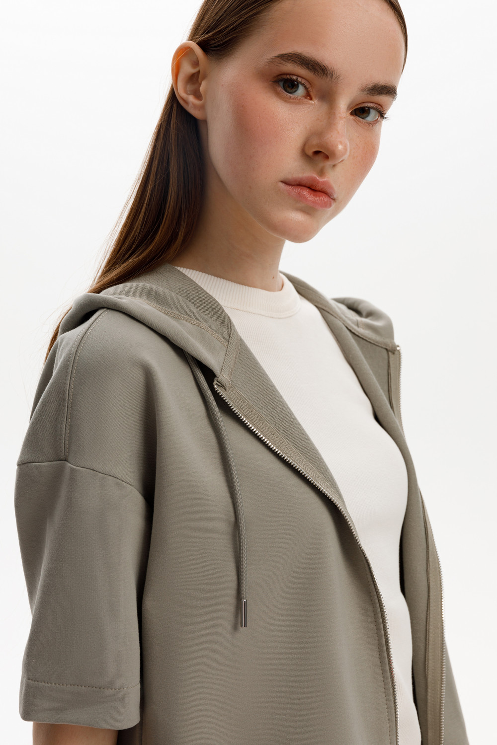 Жакеты, куртки женские для мам, артикул: ЕВТ 3287, цвет: зеленый, фото 5