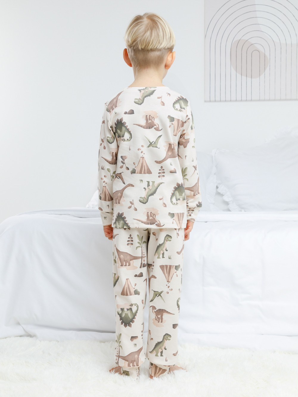 Пижама для мальчика, артикул: К 1552, цвет: сахар, фото 5