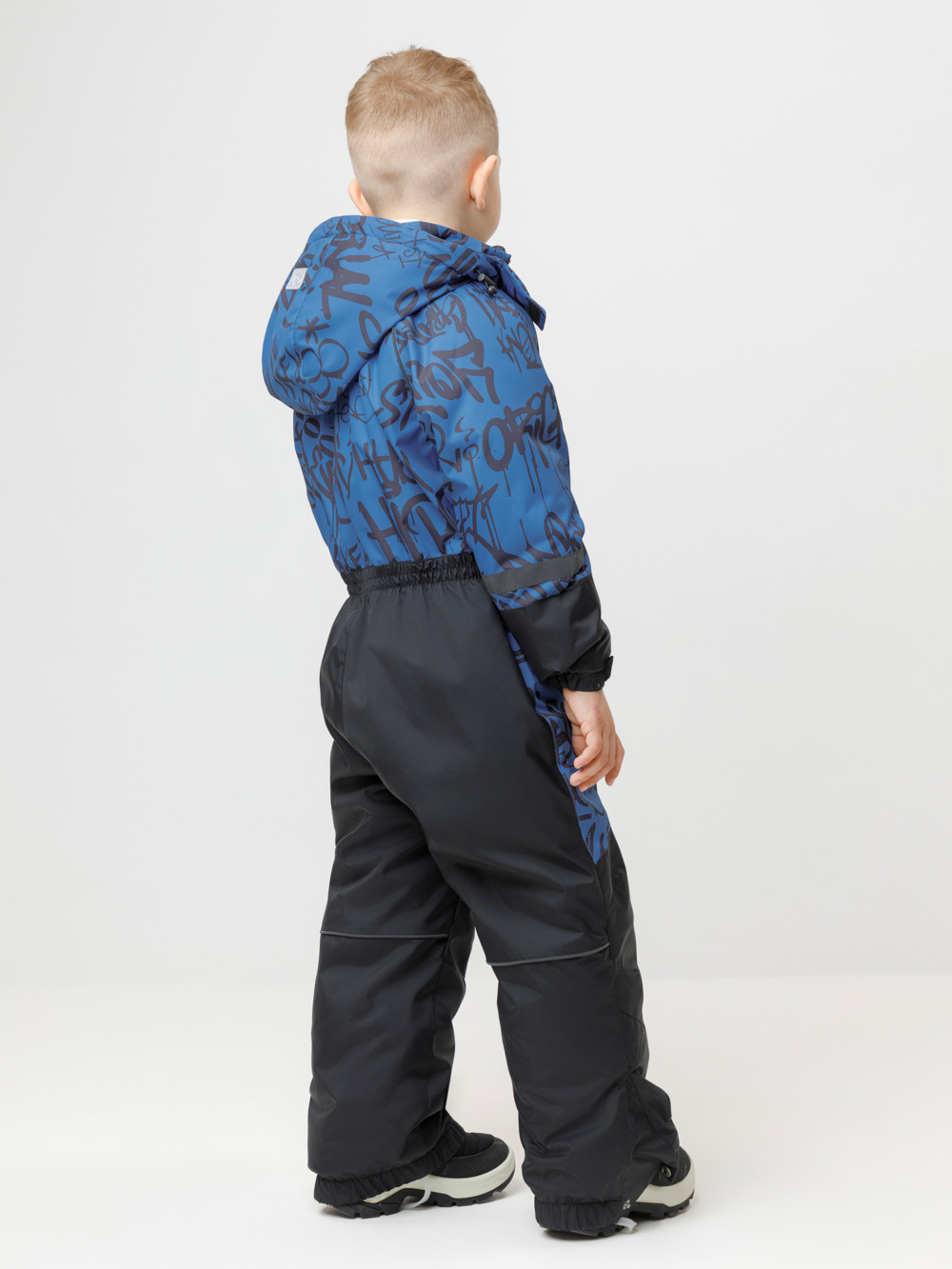 Комбинезоны утепленные для мальчика, артикул: ВК 60100/н/8 ГР, цвет: голубой, фото 5