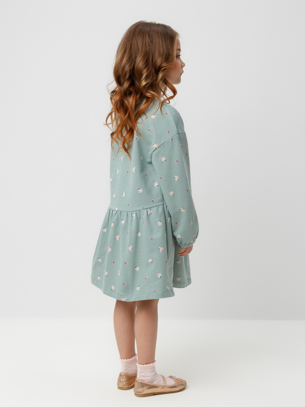 Платье для девочки, артикул: КР 5922, цвет: голубой, фото 5