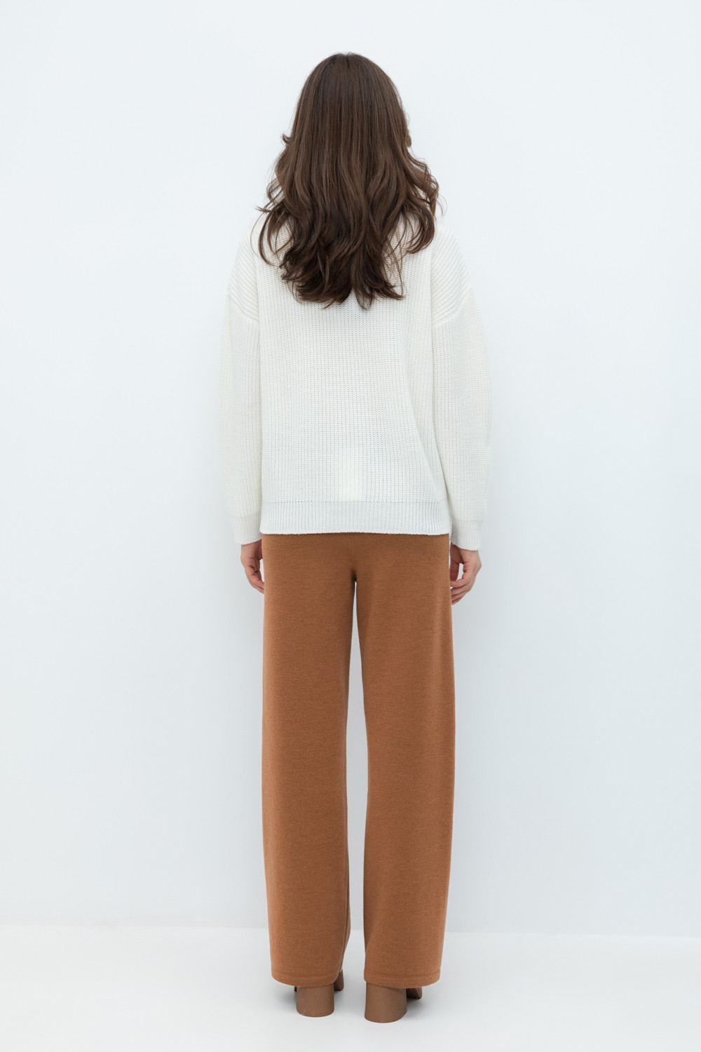 Брюки женские для мам, артикул: ЕВ 416/24ш, цвет: коричневый, фото 5