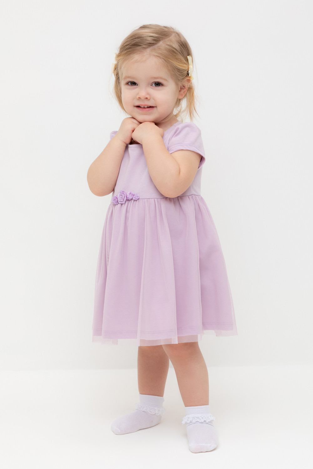 Платье для девочки, артикул: К 5858, цвет: фиолетовый, фото 5