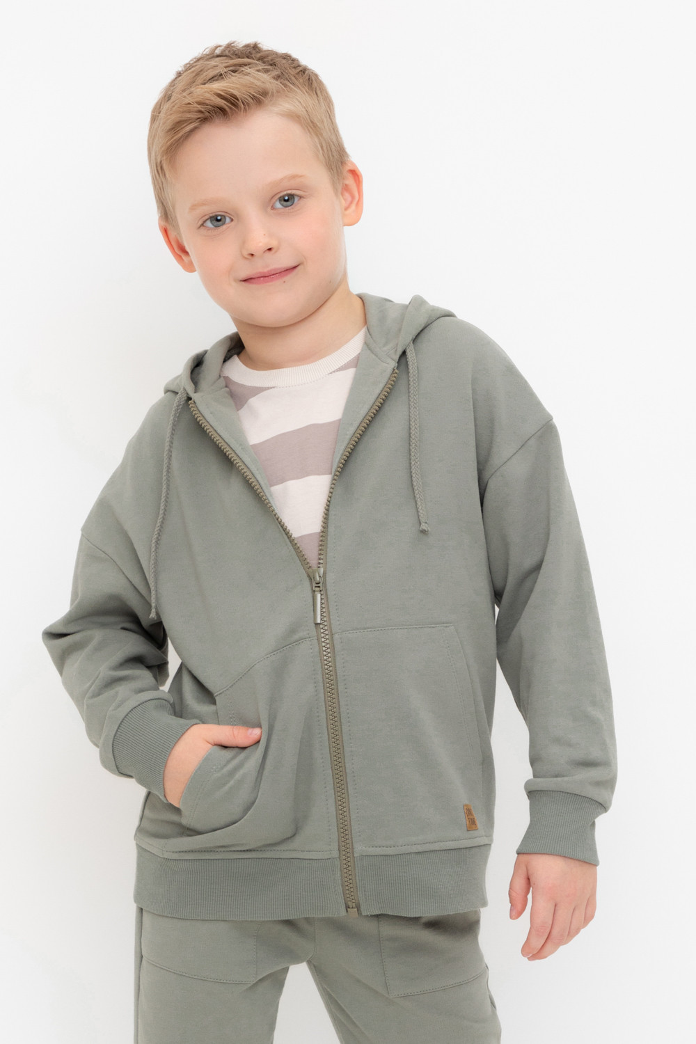 Жакет для мальчика, артикул: КР 302679-1, цвет: зеленый, фото 5