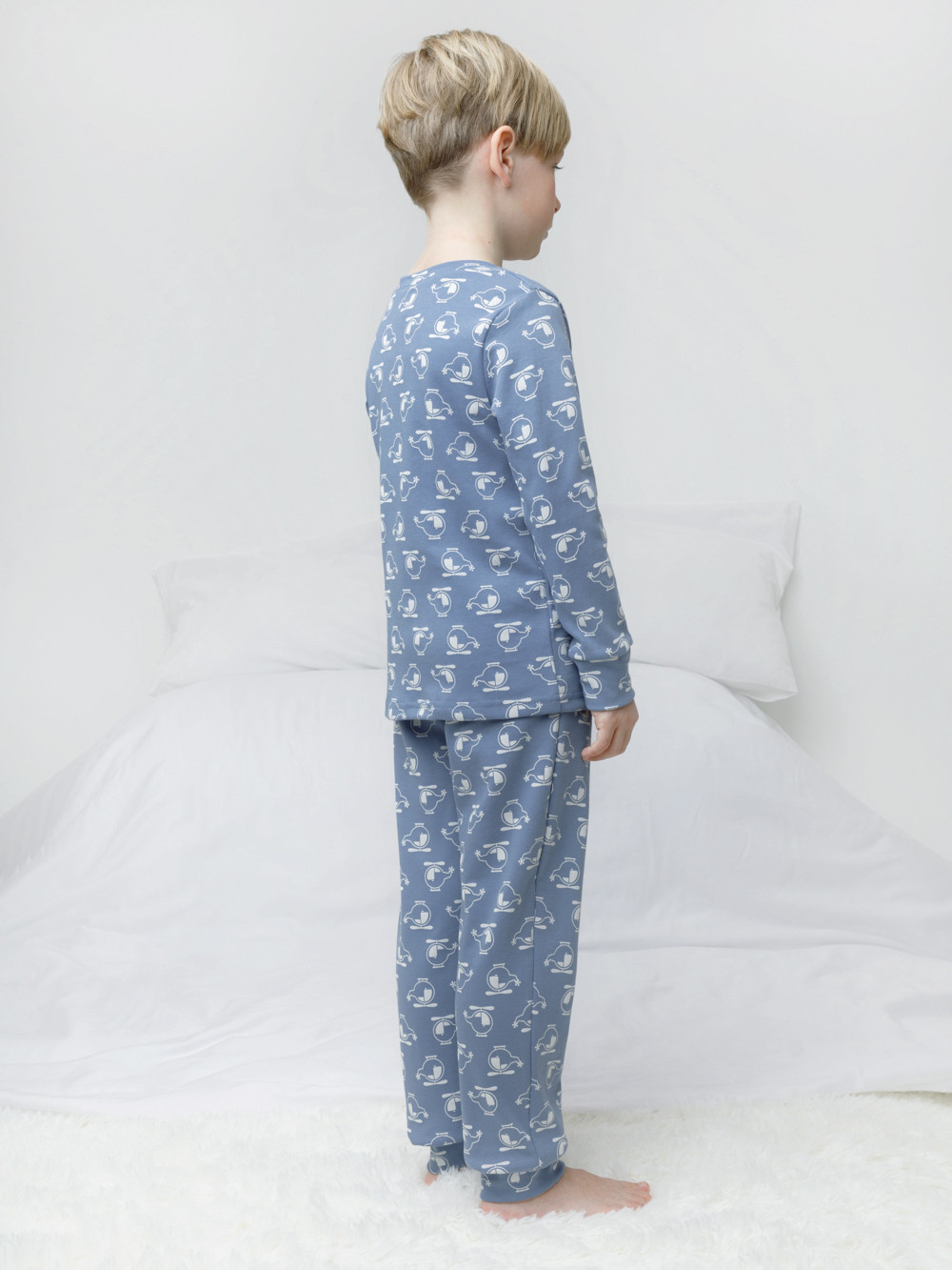 Пижама для мальчика, артикул: К 1552, цвет: синий, фото 5