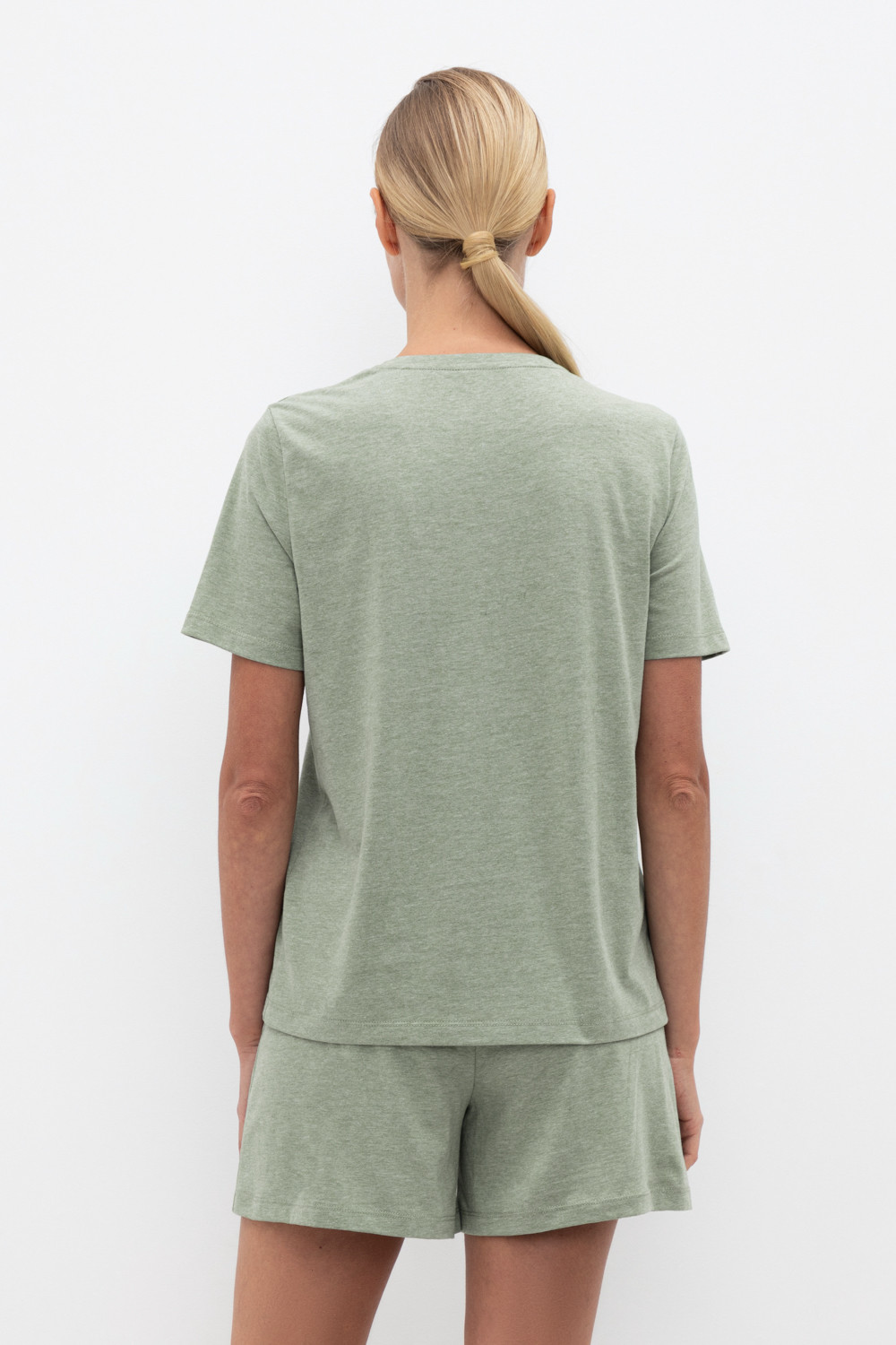 Футболки для дома для мам, артикул: Е 30078, цвет: зеленый, фото 5