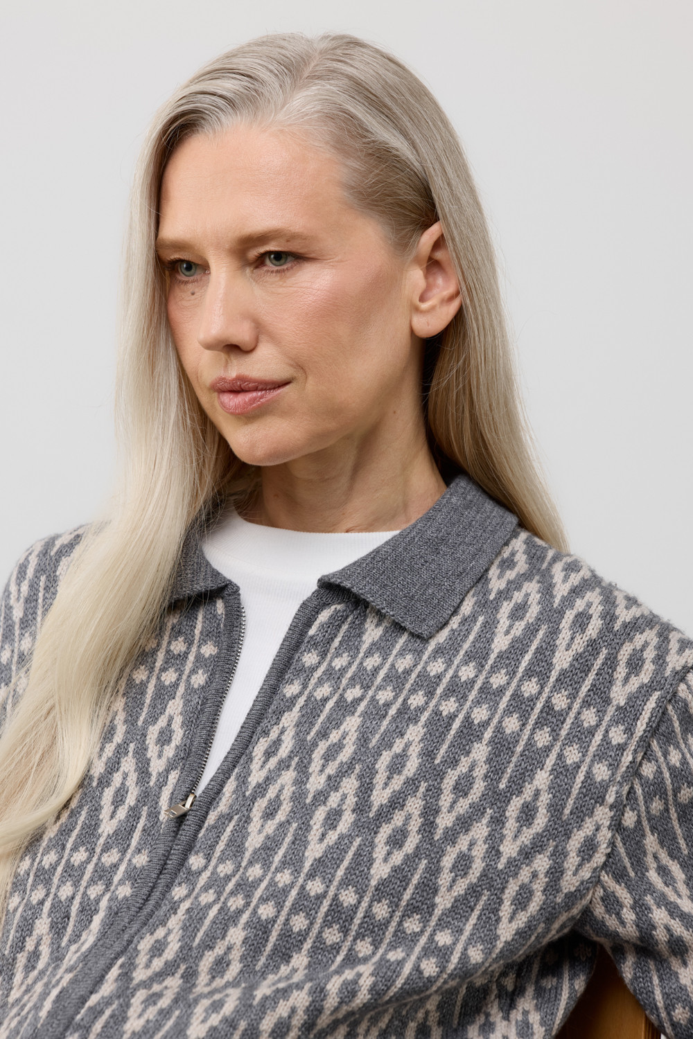 Жакеты, куртки женские для мам, артикул: ЕВ 30283/ш, цвет: темно-серый, фото 5