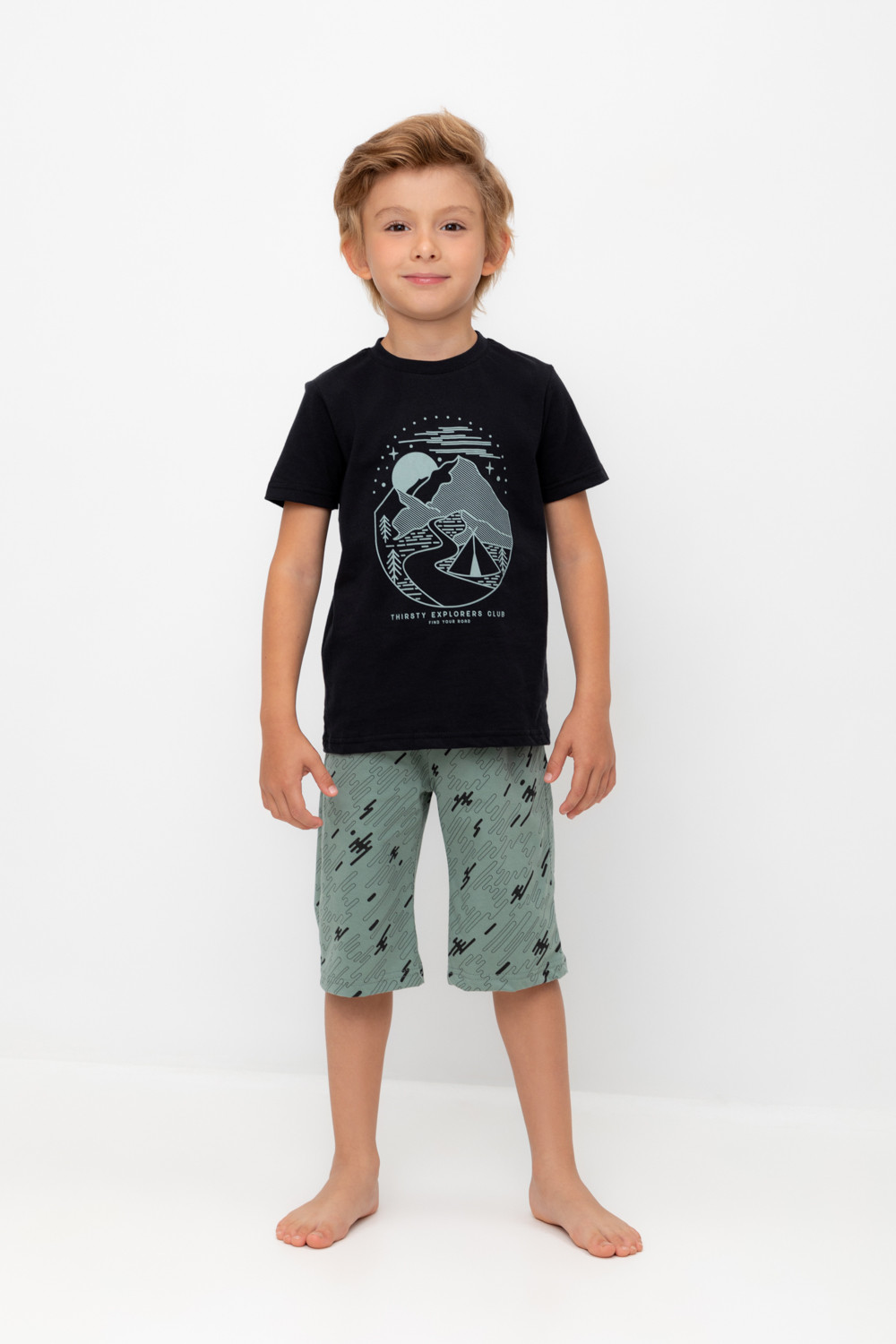 Пижама для мальчика, артикул: К 1528/24, цвет: черный3, фото 5