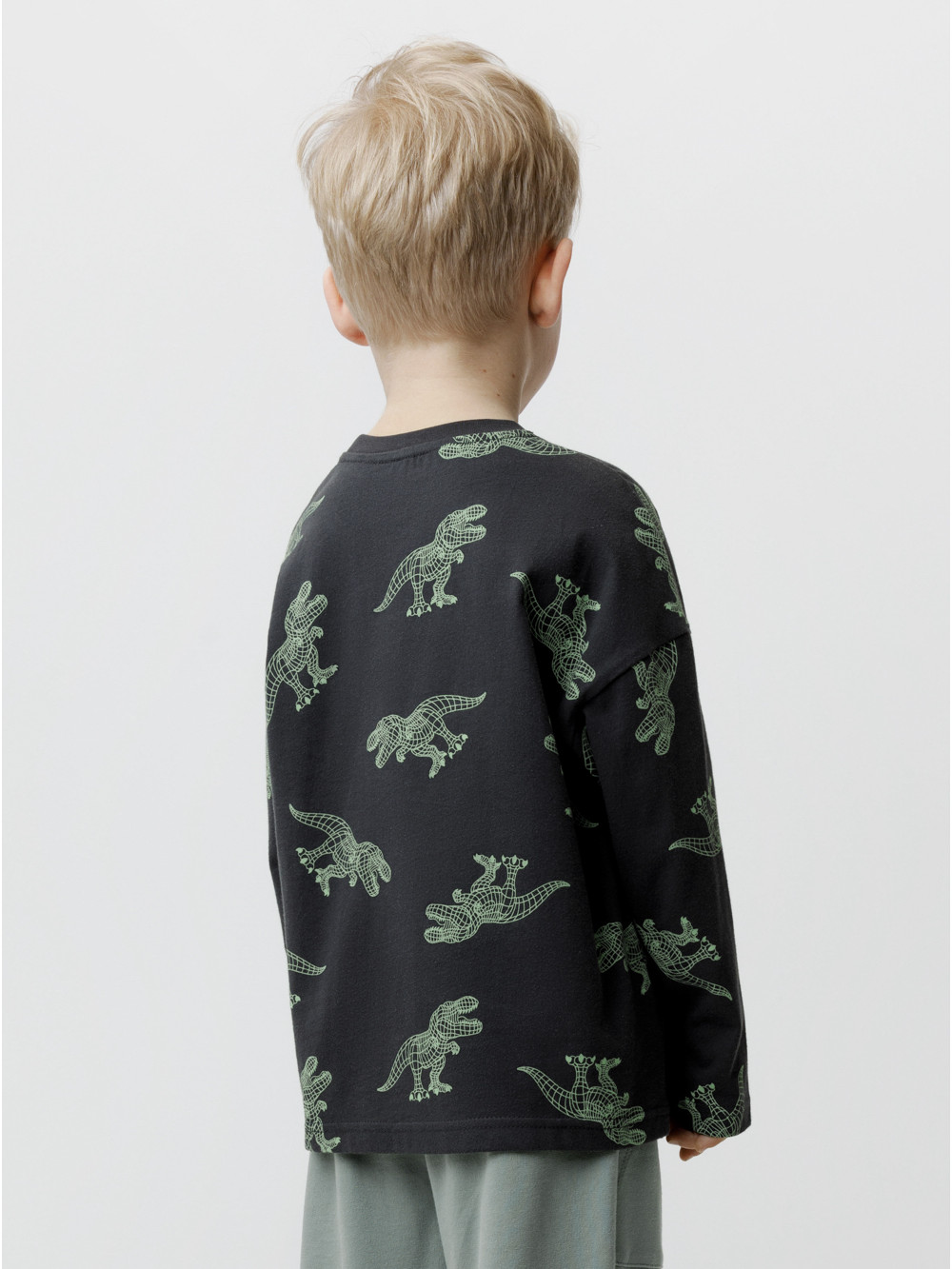 Лонгсливы для мальчика, артикул: КР 302273-1, цвет: темно-серый, фото 5