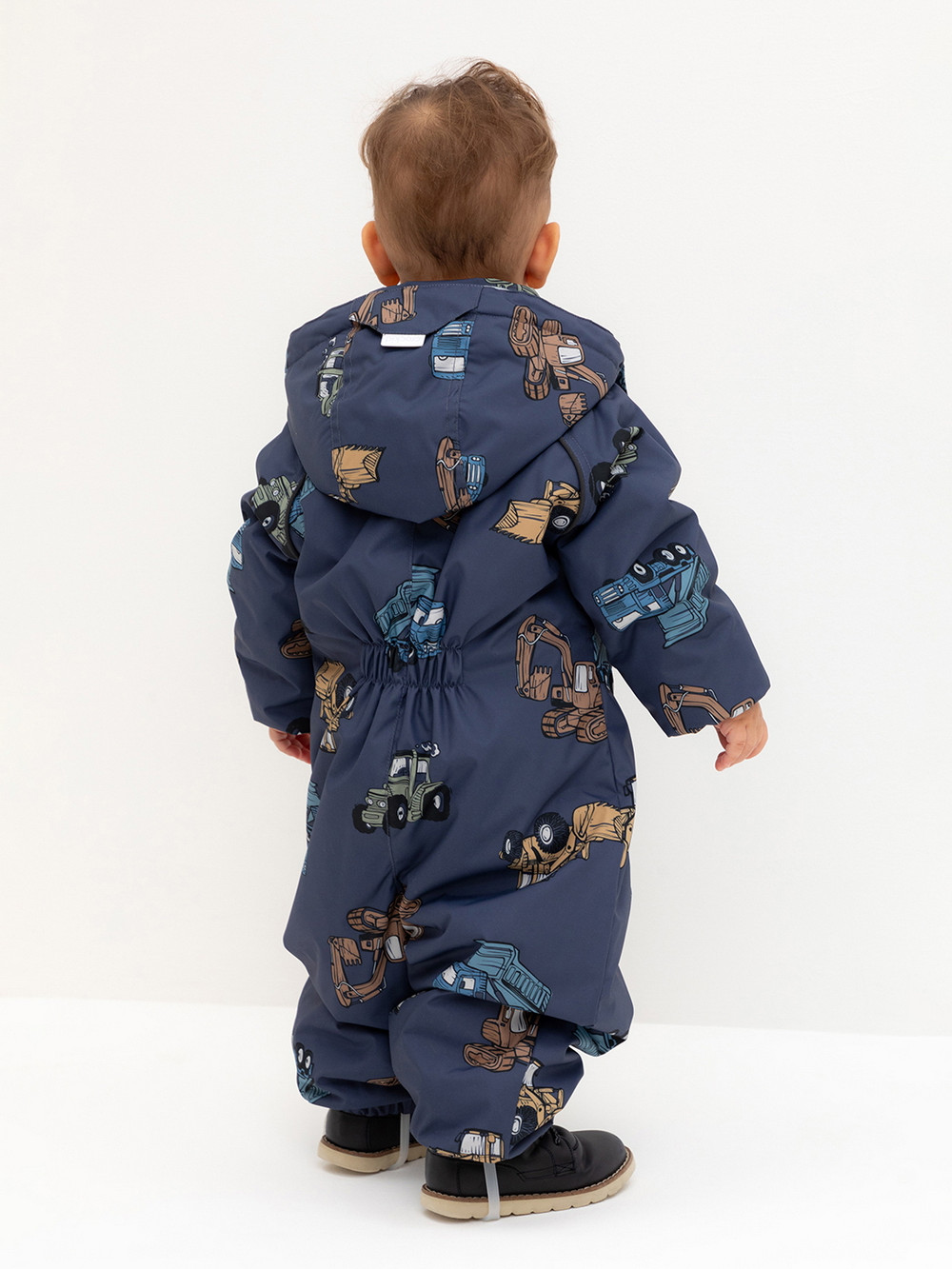 Комбинезоны утепленные для мальчика, артикул: ВК 60085/н/58 УЗГ, цвет: синий, фото 5
