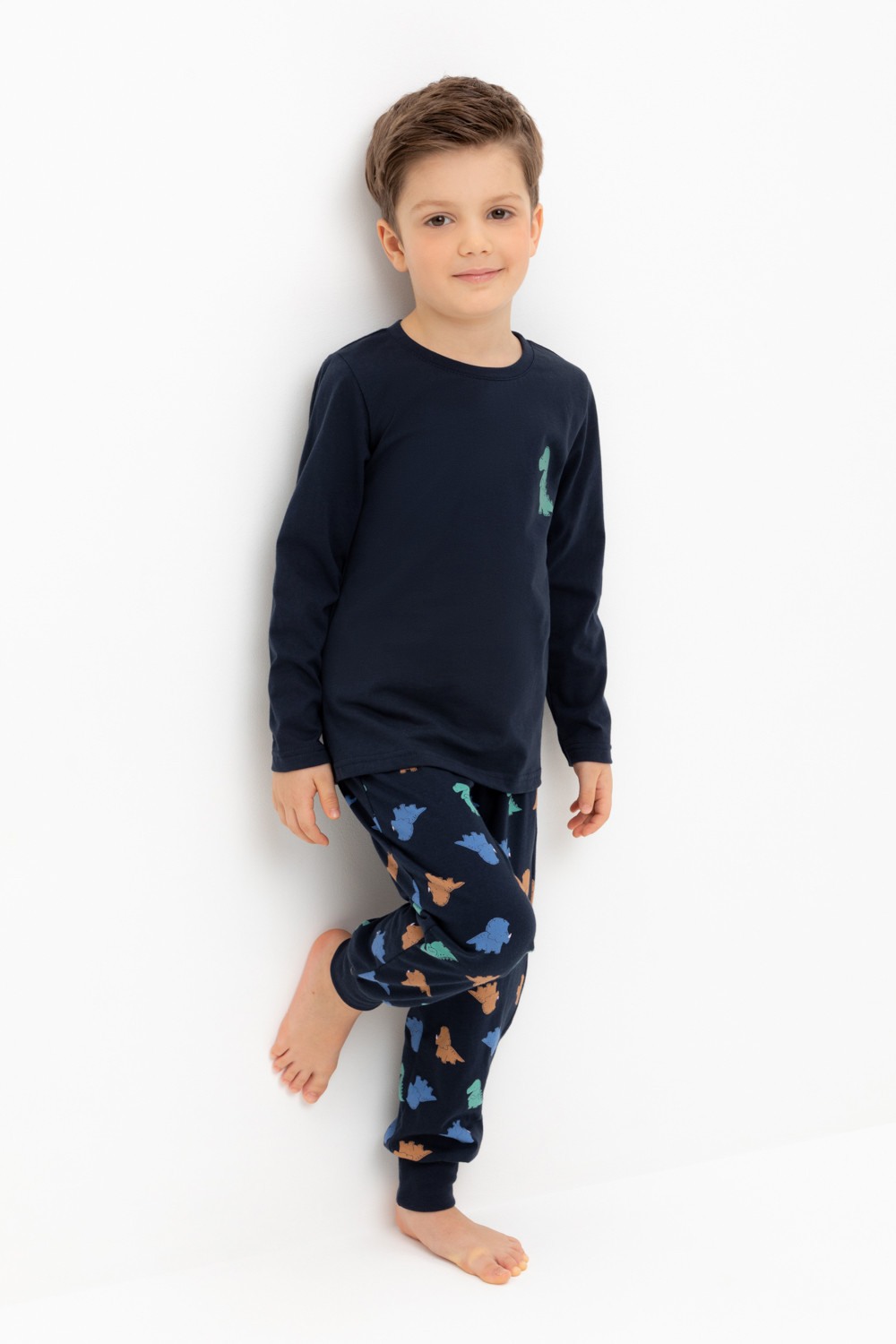 Пижама для мальчика, артикул: К 1606, цвет: темно-синий, фото 5
