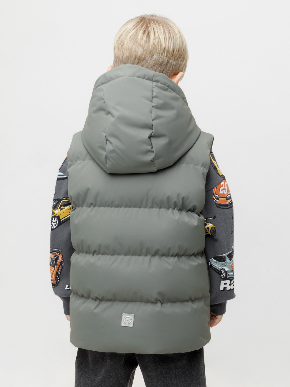 Жилеты для мальчика, артикул: ВК 35022/4 ГР (98-128), цвет: хаки, фото 5