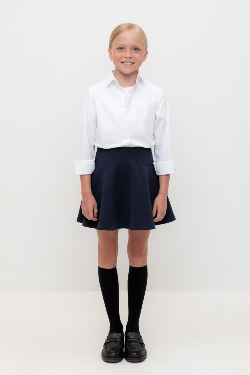 Юбка для девочки, артикул: К 7140, цвет: синий, фото 5
