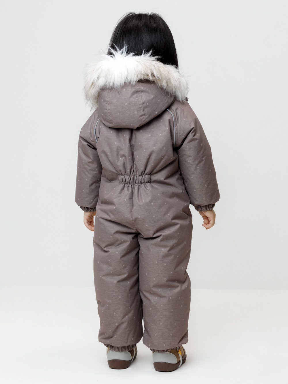 Комбинезоны утепленные для девочки, артикул: ВК 60103/н/8 УЗГ, цвет: коричневый, фото 5