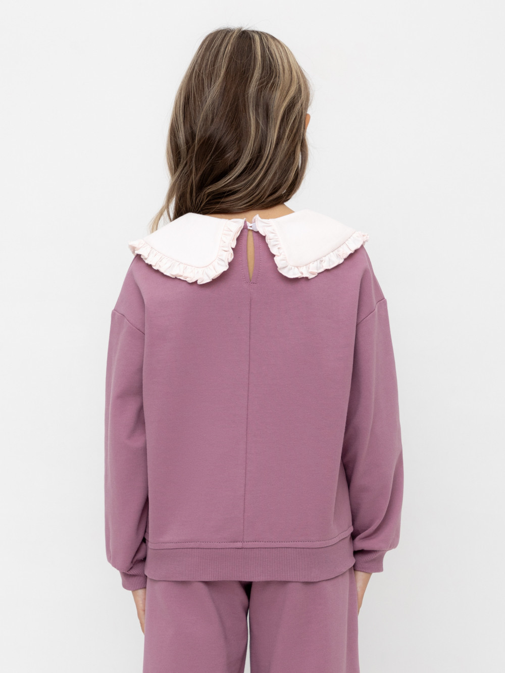 Свитшоты для девочки, артикул: КР 302709-1, цвет: бордовый, фото 4