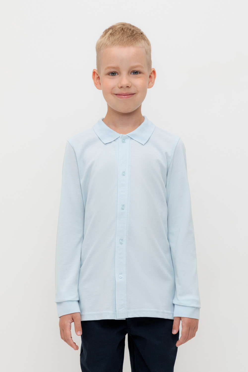 Рубашки для мальчика, артикул: К 302499, цвет: светло-голубой, фото 5