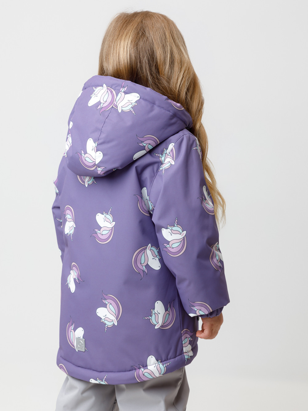 Куртка для девочки, артикул: ВК 38095/н/6 Ал, цвет: фиолетовый, фото 5