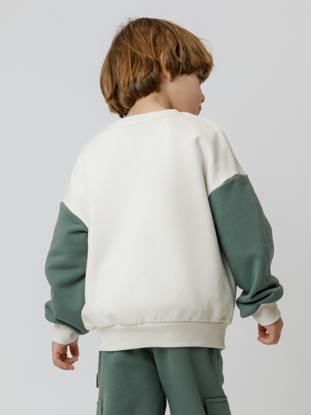 Свитшоты для мальчика, артикул: КР 302851, цвет: бежевый, фото 5