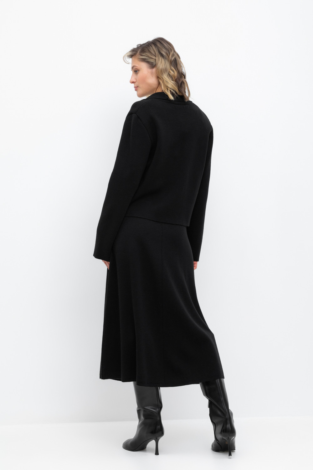 Юбки женские для мам, артикул: ЕВ 737/ш, цвет: черный, фото 5