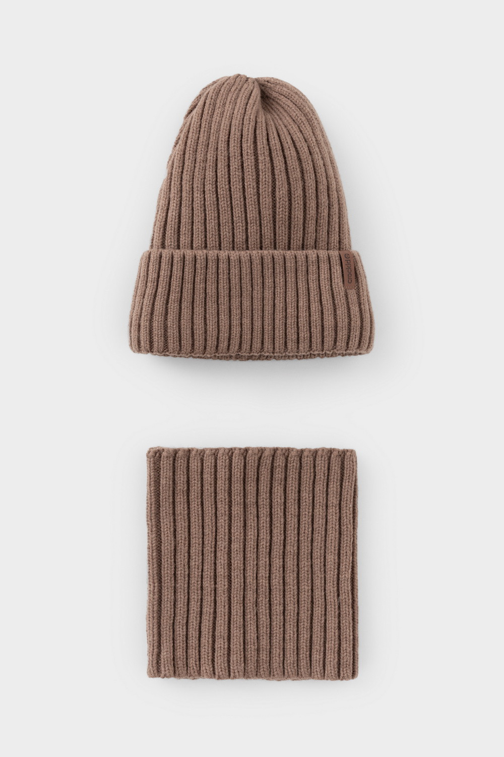 Комплекты вязаные, артикул: КВ 22015/ш, цвет: коричневый, фото 5