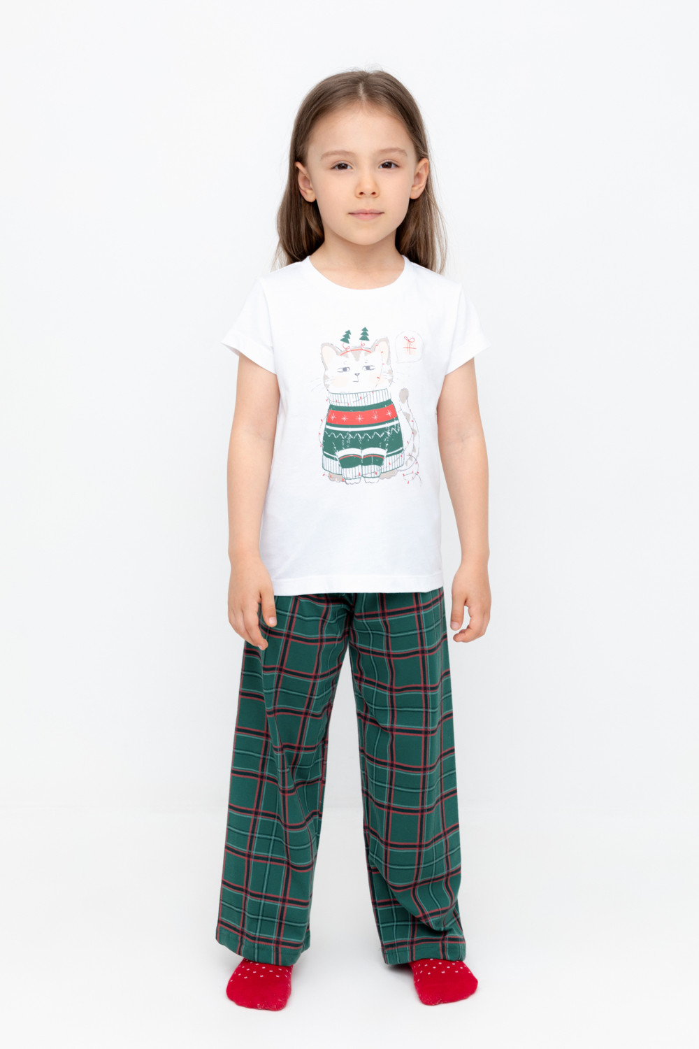 Пижама для девочки, артикул: К 1640, цвет: светло-розовый, фото 5