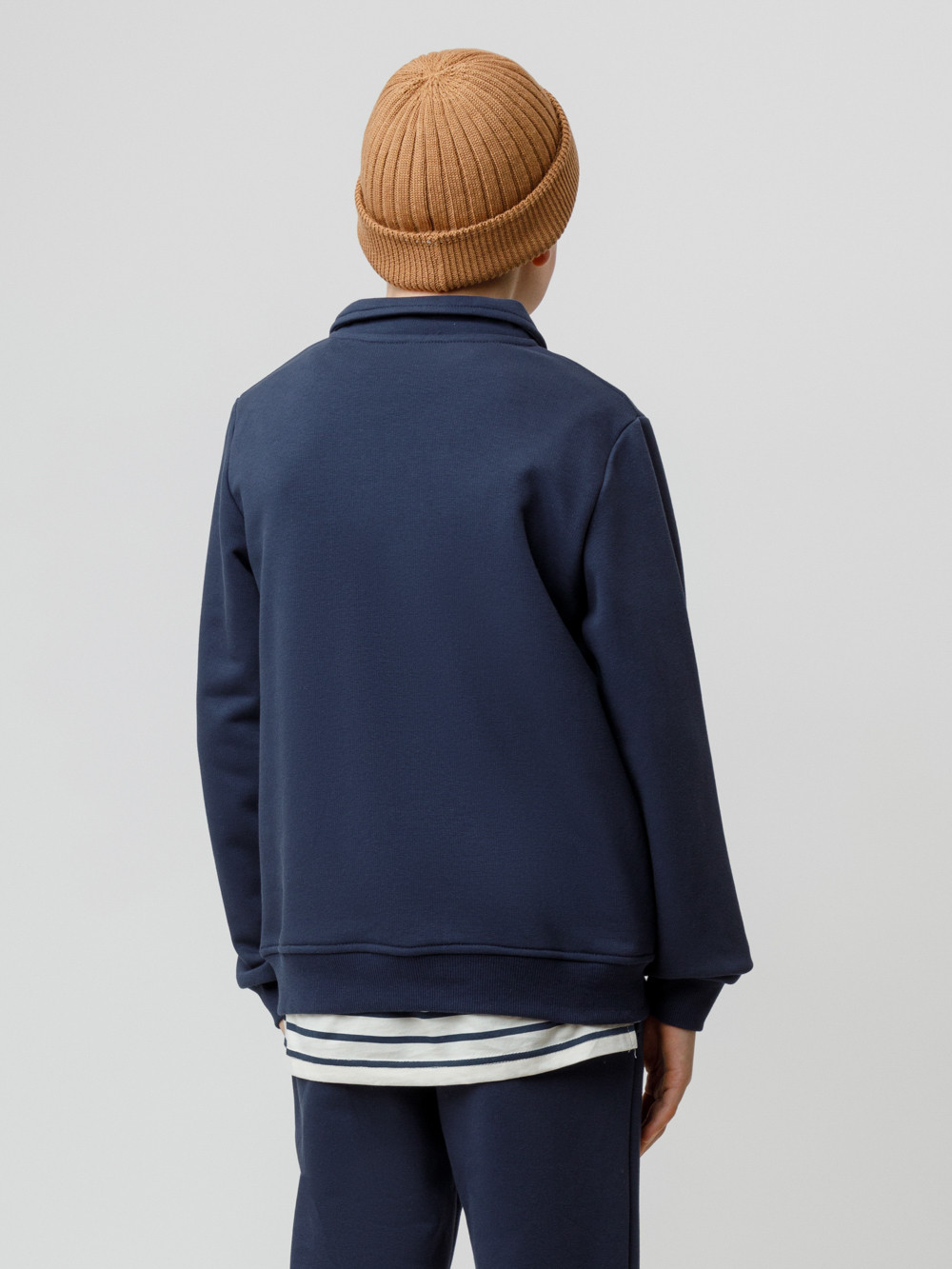 Свитшоты для мальчика, артикул: КР 302798, цвет: темно-синий, фото 5