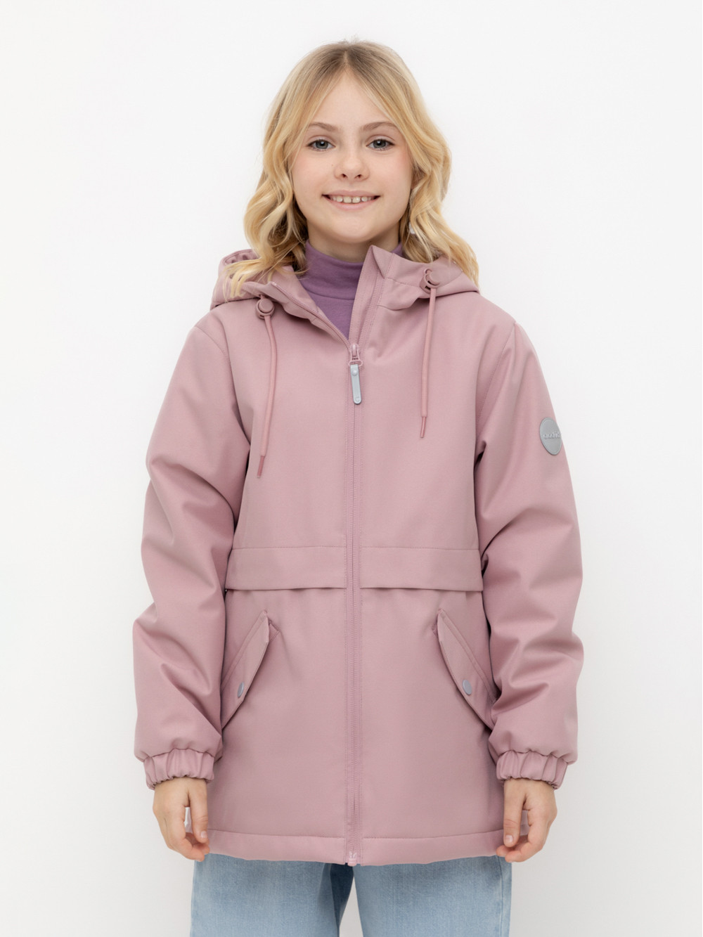 Куртка для девочки, артикул: ВК 32179/3 УЗГ, цвет: розовый, фото 5