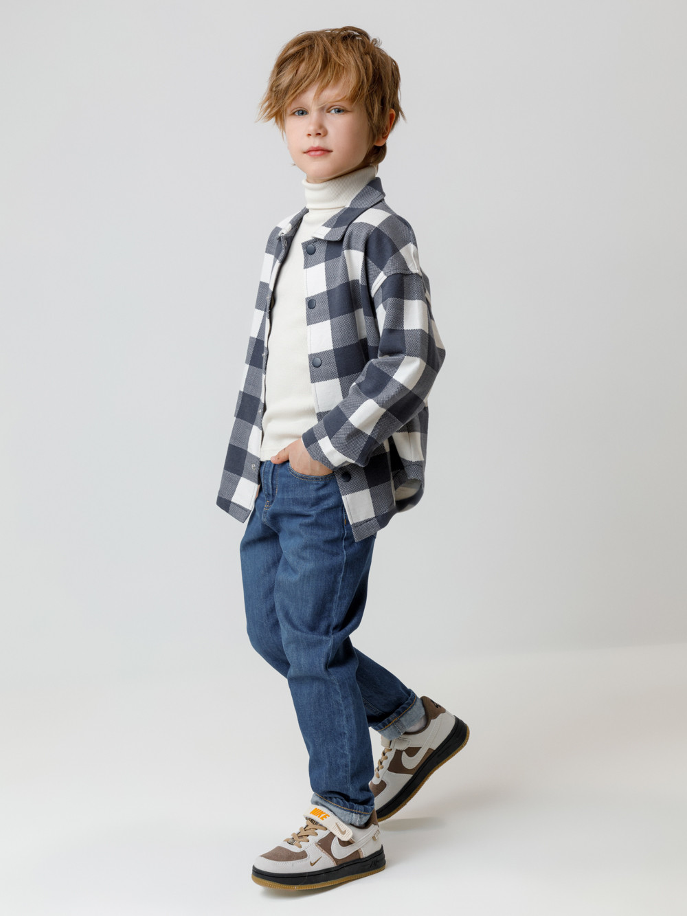 Водолазки для мальчика, артикул: КР 301477, цвет: бежевый, фото 5