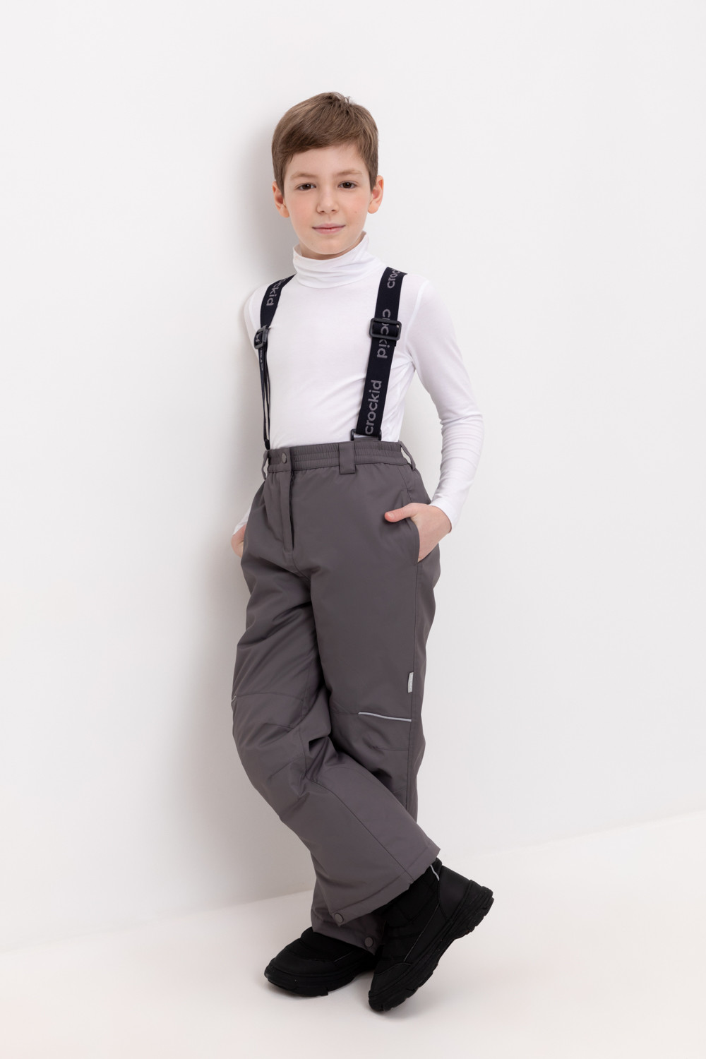 Брюки утепленные, артикул: ВК 40008/24/2 ГР, цвет: темно-серый, фото 5