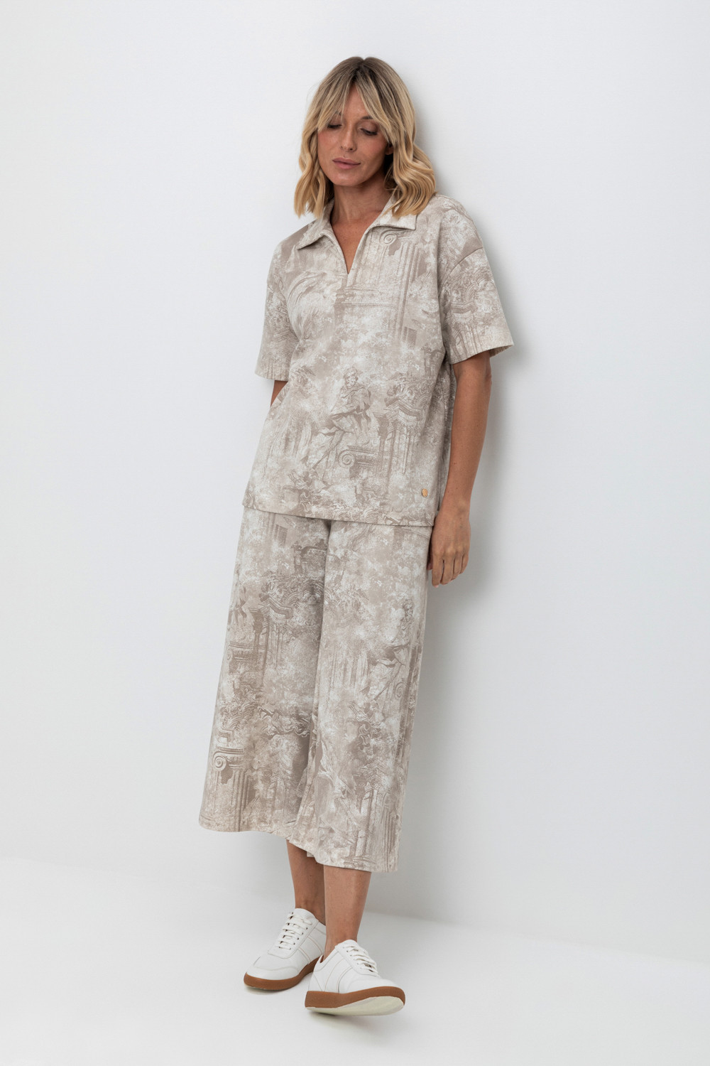 Брюки женские для мам, артикул: ЕВТ 4088, цвет: сливки2, фото 5