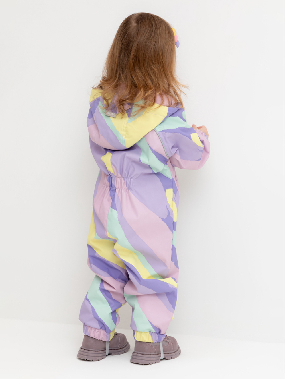 Комбинезоны утепленные для девочки, артикул: ВК 60088/н/17 Ал, цвет: мульти, фото 5