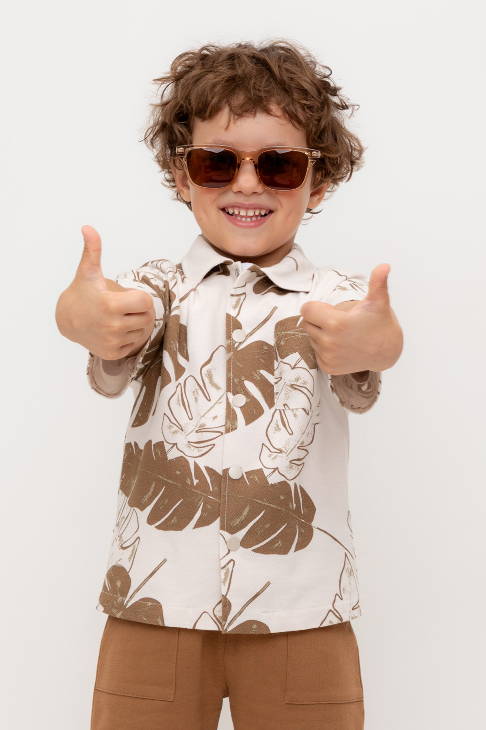 Рубашки для мальчика, артикул: КР 302731-1, цвет: бежевый, фото 5