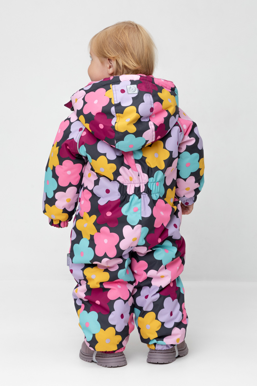 Комбинезоны утепленные для девочки, артикул: ВК 60032/н/47 Ал, цвет: серый, фото 5