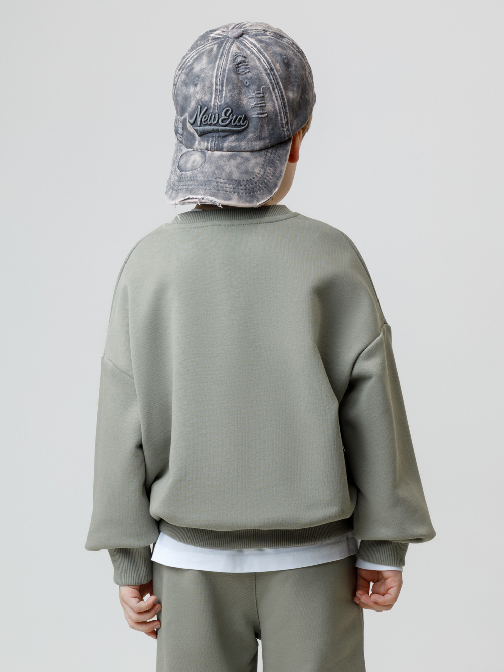 Свитшоты для мальчика, артикул: КР 302843, цвет: хаки, фото 5