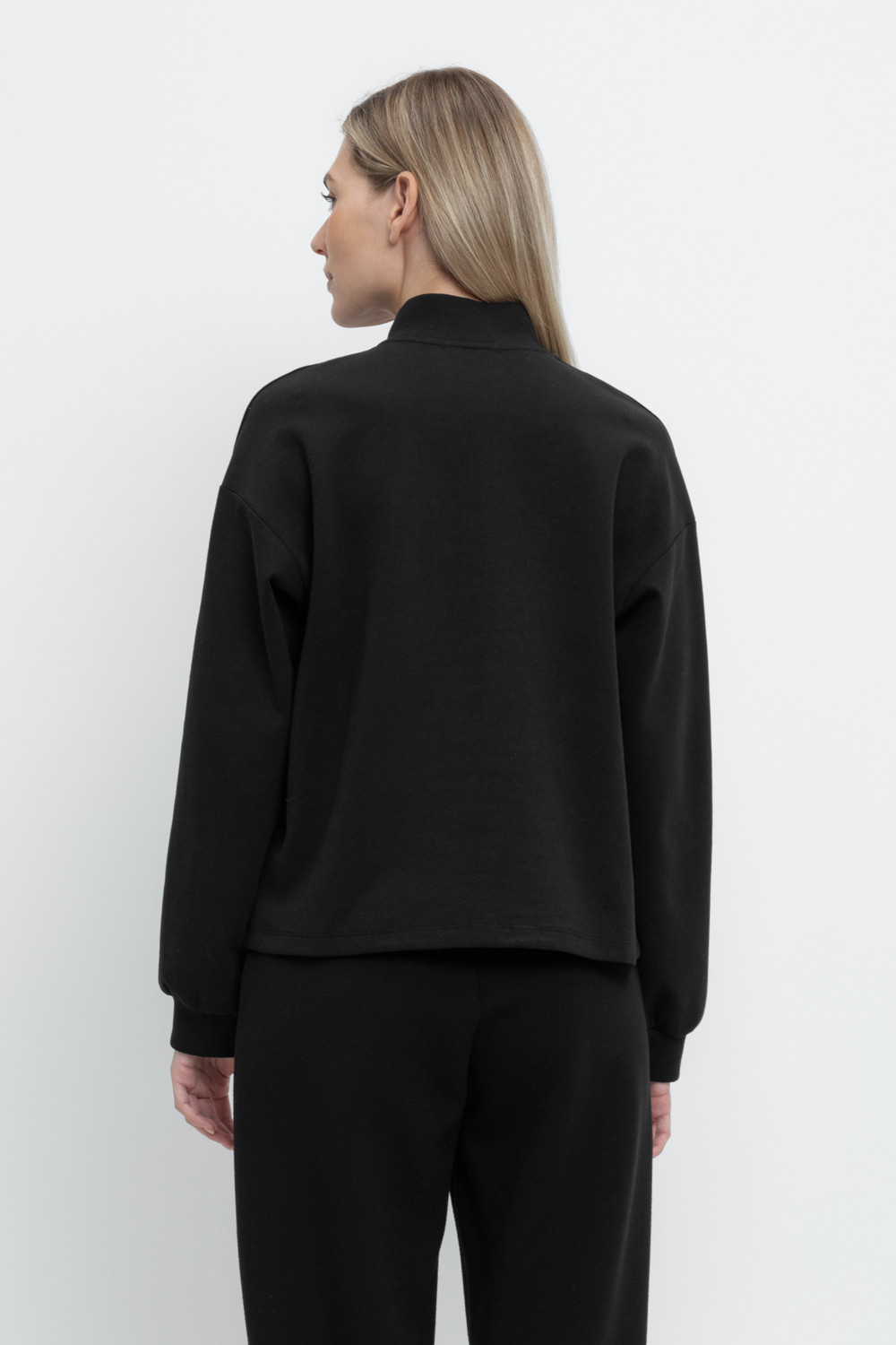Джемперы женские для мам, артикул: ЕВТ 3257, цвет: черный, фото 5