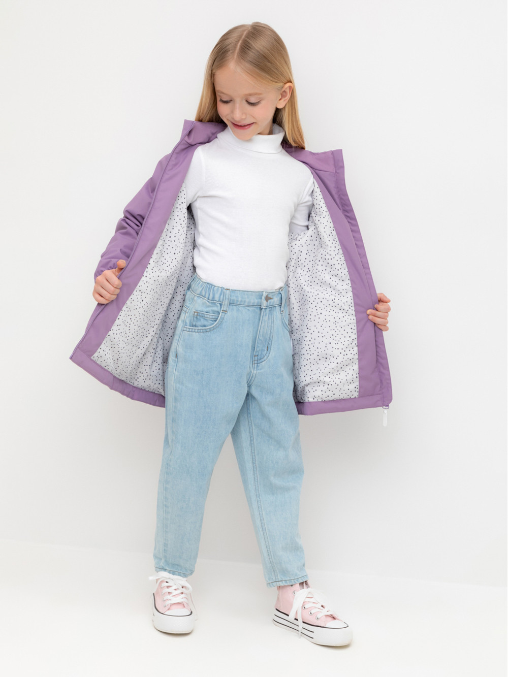 Куртка для девочки, артикул: ВК 32164/5 УЗГ, цвет: бордовый, фото 5